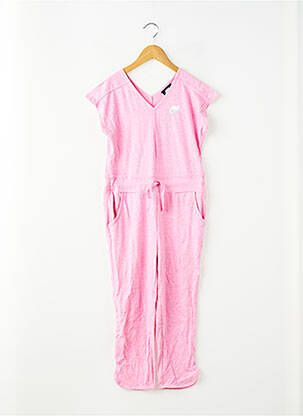 Combi-pantalon manches courtes rose NIKE fille