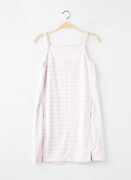 Robe mi-longue col carré fines bretelles rose NIKE fille