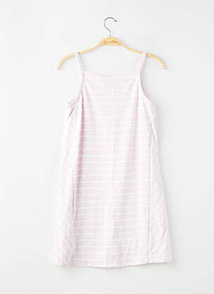 Robe mi-longue col carré fines bretelles rose NIKE fille