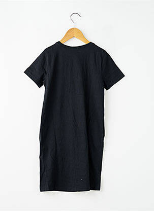 Robe mi-longue manches courtes manches courtes noir NIKE fille