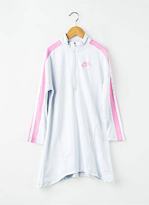 Robe mi-longue manches longues rose NIKE fille