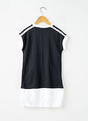 Robe mi-longue manches courtes manches courtes noir NIKE fille