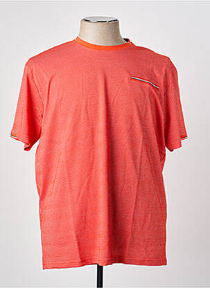 T-shirt coupe droite manches courtes orange CAMBERABERO homme