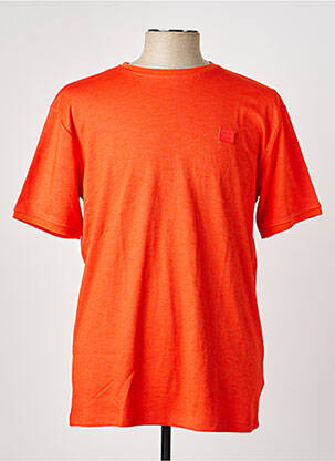 T-shirt stretch manches courtes orange CAMBERABERO homme