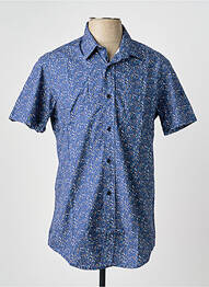 Chemise manches courtes poches bleu CAMBERABERO homme