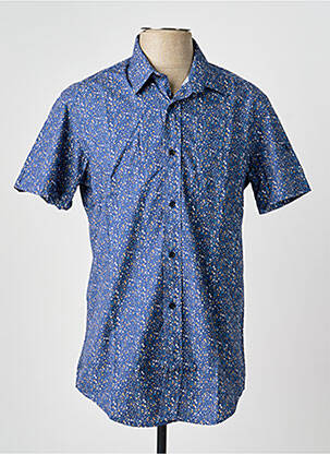 Chemise manches courtes poches bleu CAMBERABERO homme