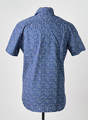 Chemise manches courtes poches bleu CAMBERABERO homme