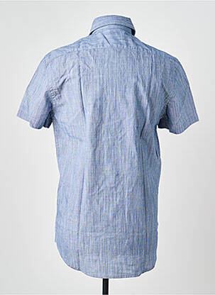 Chemise manches courtes coupe cintrée bleu CAMBERABERO homme