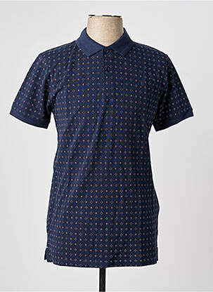 Polo stretch manches courtes bleu CAMBERABERO homme
