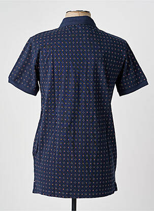 Polo stretch manches courtes bleu CAMBERABERO homme