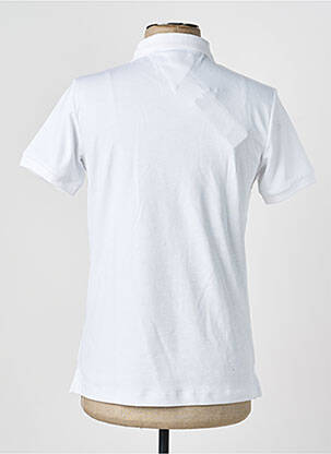 Polo stretch manches courtes blanc CAMBERABERO homme