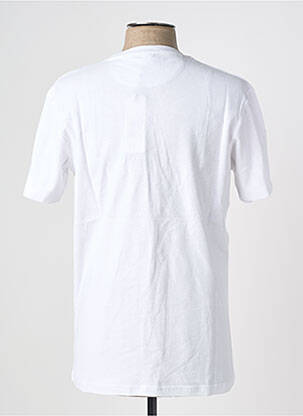 T-shirt broderie manches courtes blanc CAMBERABERO homme