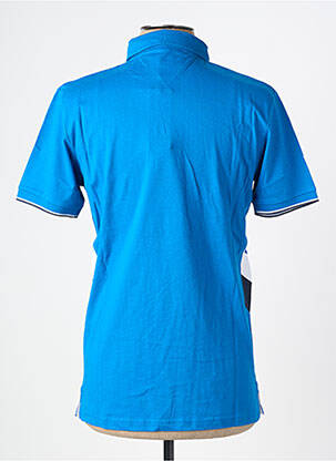 Polo coupe droite manches courtes bleu CAMBERABERO homme