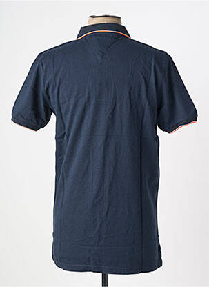 Polo coupe droite manches courtes bleu CAMBERABERO homme