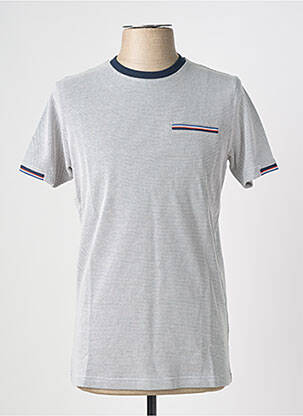 T-shirt coupe droite manches courtes blanc CAMBERABERO homme