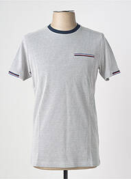 T-shirt coupe droite manches courtes blanc CAMBERABERO homme