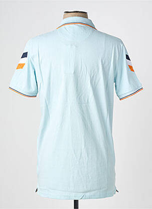 Polo coupe droite manches courtes bleu CAMBERABERO homme