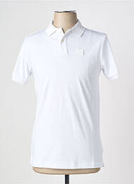 Polo stretch manches courtes blanc CAMBERABERO homme