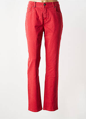 Pantalon slim poches rouge MONIKA femme