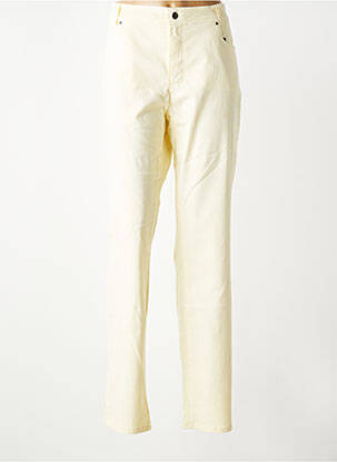 Pantalon slim poches jaune MONIKA femme