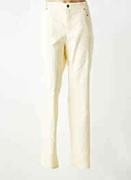 Pantalon slim poches jaune MONIKA femme