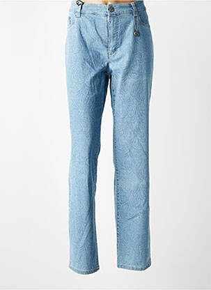 Jeans coupe slim poches bleu MONIKA femme