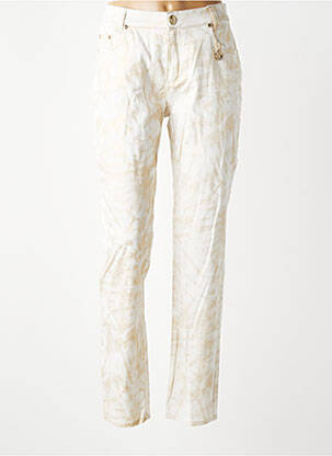 Pantalon slim poches beige ANGELIKA femme