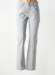 Jeans coupe slim poches gris ANNA MONTANA femme