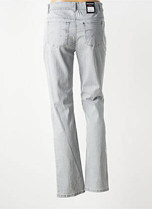 Jeans coupe slim poches gris ANNA MONTANA femme