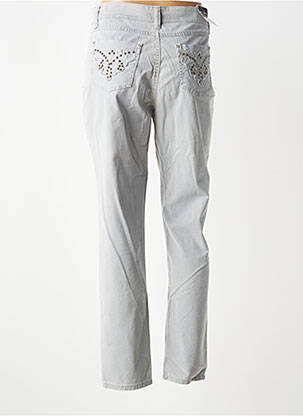 Pantalon slim poches gris ANNA MONTANA femme