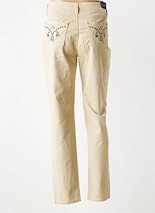 Pantalon slim poches beige ANNA MONTANA femme