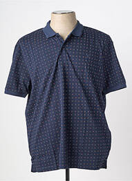 Polo coupe droite manches courtes bleu CAMBERABERO homme