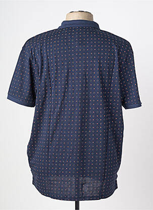 Polo sérigraphie manches courtes bleu CAMBERABERO homme