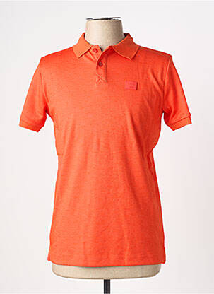 Polo coupe cintrée manches courtes orange CAMBERABERO homme