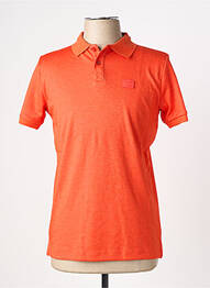 Polo coupe cintrée manches courtes orange CAMBERABERO homme