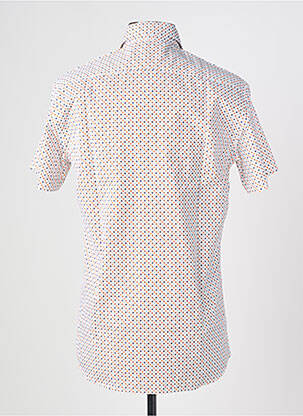 Chemise manches courtes coupe droite blanc CAMBERABERO homme