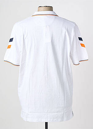 Polo coupe droite manches courtes blanc CAMBERABERO homme