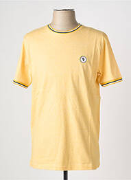 T-shirt coupe droite manches courtes jaune CAMBERABERO homme