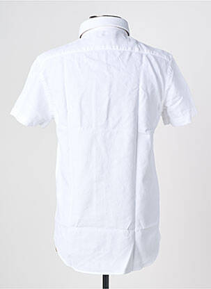 Chemise manches courtes coupe cintrée blanc CAMBERABERO homme