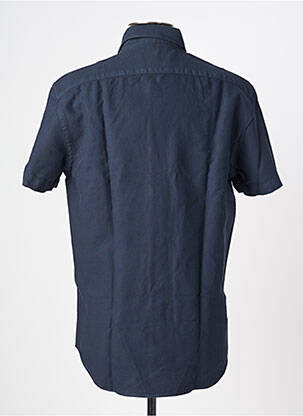 Chemise manches courtes coupe cintrée bleu CAMBERABERO homme