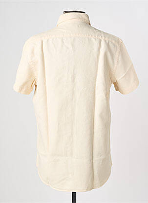 Chemise manches courtes coupe cintrée beige CAMBERABERO homme