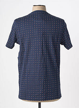 T-shirt coupe droite manches courtes bleu CAMBERABERO homme