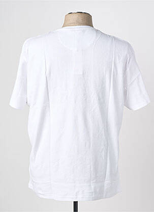 T-shirt broderie manches courtes blanc CAMBERABERO homme