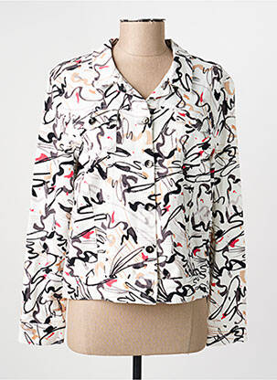Veste casual poches beige GUY DUBOUIS femme