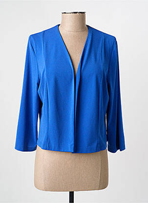 Gilet manches longues manches 3/4 bleu GUY DUBOUIS femme