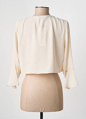 Boléro col rond beige MERI & ESCA femme