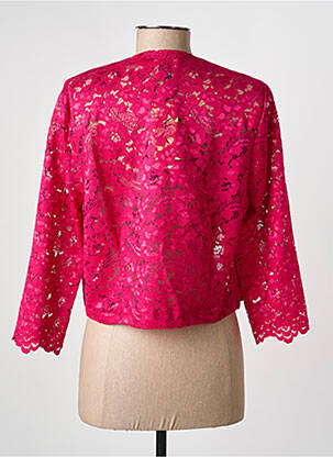 Boléro effet matière satinée rose FRANCE RIVOIRE femme
