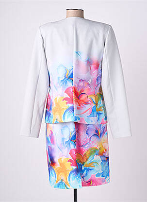 Ensemble robe type de veste chic gris FRANCE RIVOIRE femme