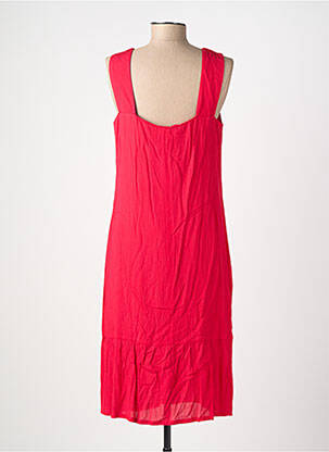 Robe mi-longue sans manche sans manche rose MERI & ESCA femme