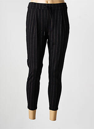 Pantalon 7/8 tissage popeline taille normale noir VERO MODA femme